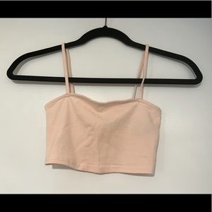 🌸Spring Sale🌸 NWNT. H&M Baby Pink Crop Top Size XS